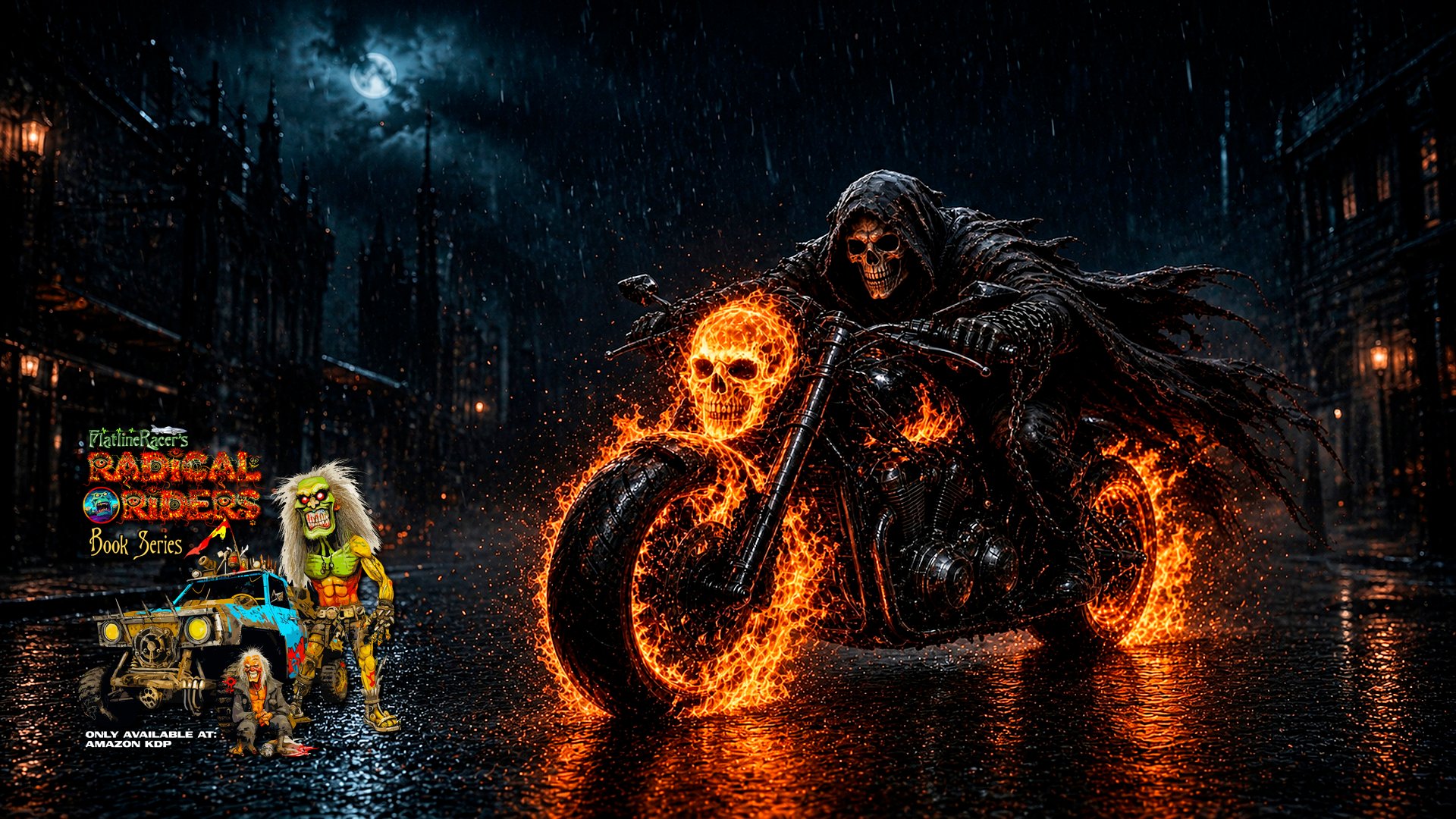 Grim reaper chopper — book series